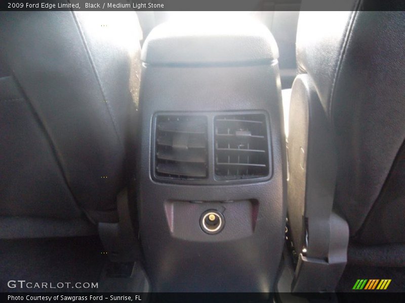 Black / Medium Light Stone 2009 Ford Edge Limited