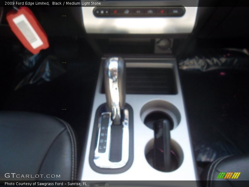 Black / Medium Light Stone 2009 Ford Edge Limited