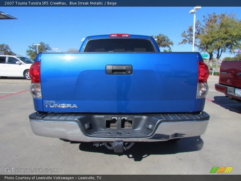 Blue Streak Metallic / Beige 2007 Toyota Tundra SR5 CrewMax