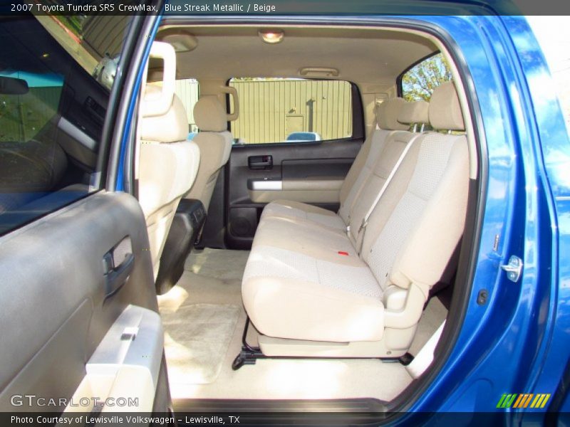 Blue Streak Metallic / Beige 2007 Toyota Tundra SR5 CrewMax