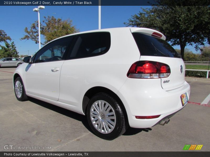 Candy White / Titan Black 2010 Volkswagen Golf 2 Door