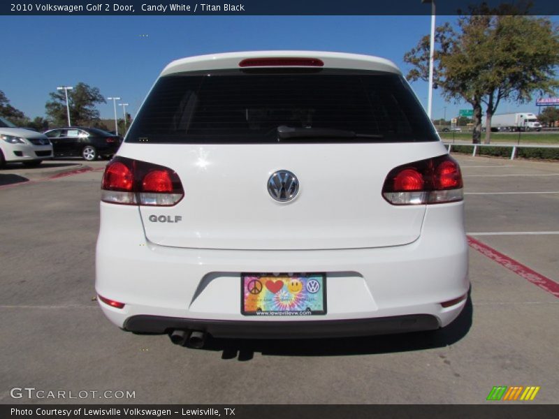 Candy White / Titan Black 2010 Volkswagen Golf 2 Door