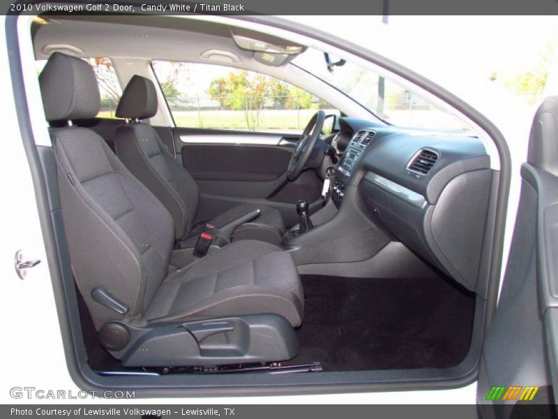  2010 Golf 2 Door Titan Black Interior