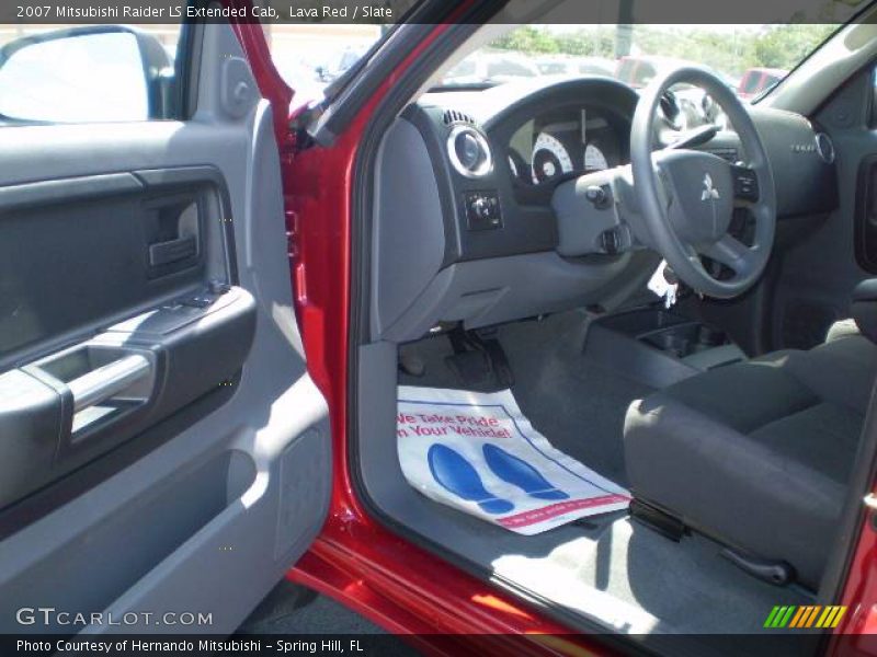 Lava Red / Slate 2007 Mitsubishi Raider LS Extended Cab