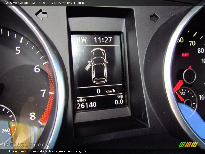 Candy White / Titan Black 2010 Volkswagen Golf 2 Door
