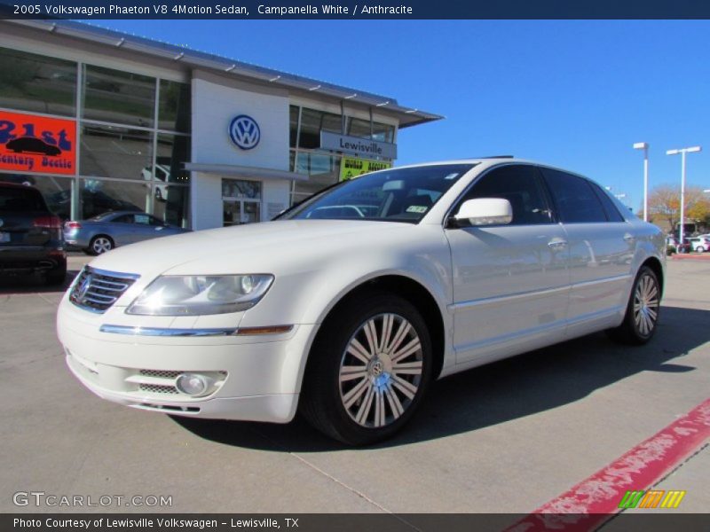 Campanella White / Anthracite 2005 Volkswagen Phaeton V8 4Motion Sedan