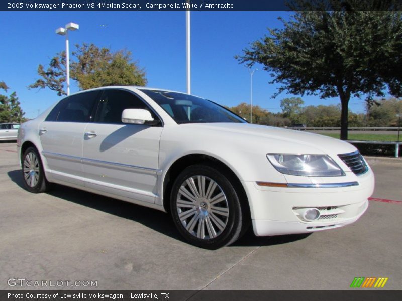 Campanella White / Anthracite 2005 Volkswagen Phaeton V8 4Motion Sedan
