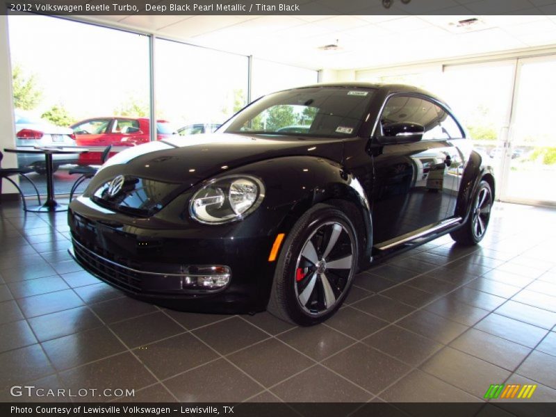 Deep Black Pearl Metallic / Titan Black 2012 Volkswagen Beetle Turbo