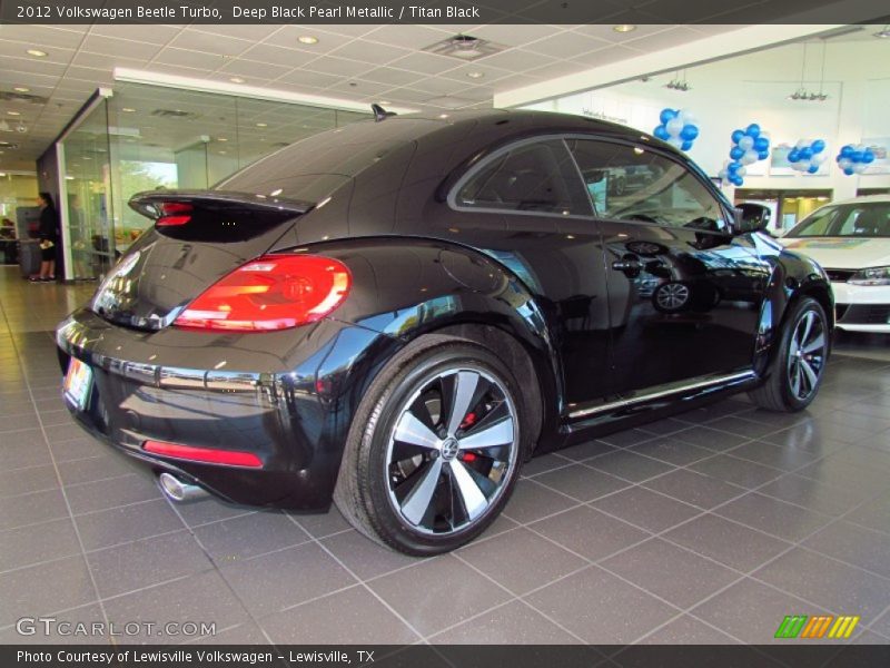 Deep Black Pearl Metallic / Titan Black 2012 Volkswagen Beetle Turbo