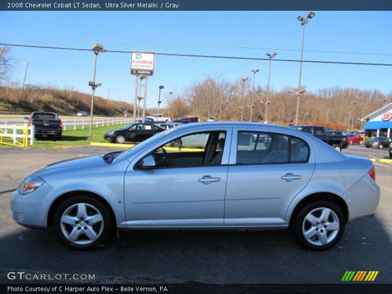 Ultra Silver Metallic / Gray 2008 Chevrolet Cobalt LT Sedan