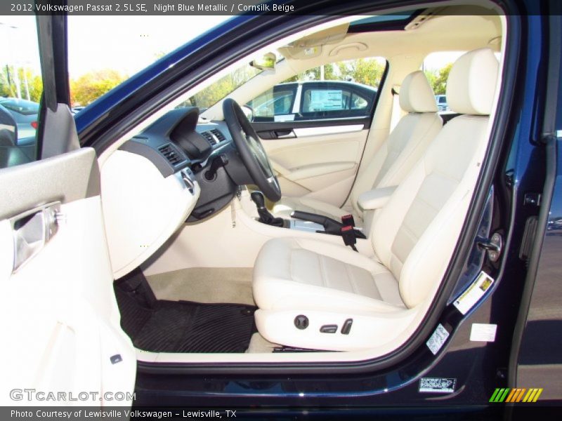 Night Blue Metallic / Cornsilk Beige 2012 Volkswagen Passat 2.5L SE