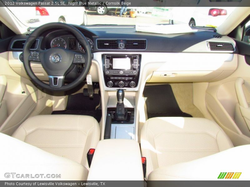Night Blue Metallic / Cornsilk Beige 2012 Volkswagen Passat 2.5L SE