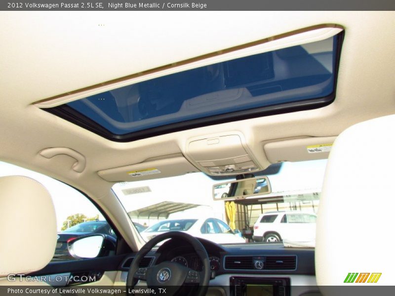 Night Blue Metallic / Cornsilk Beige 2012 Volkswagen Passat 2.5L SE
