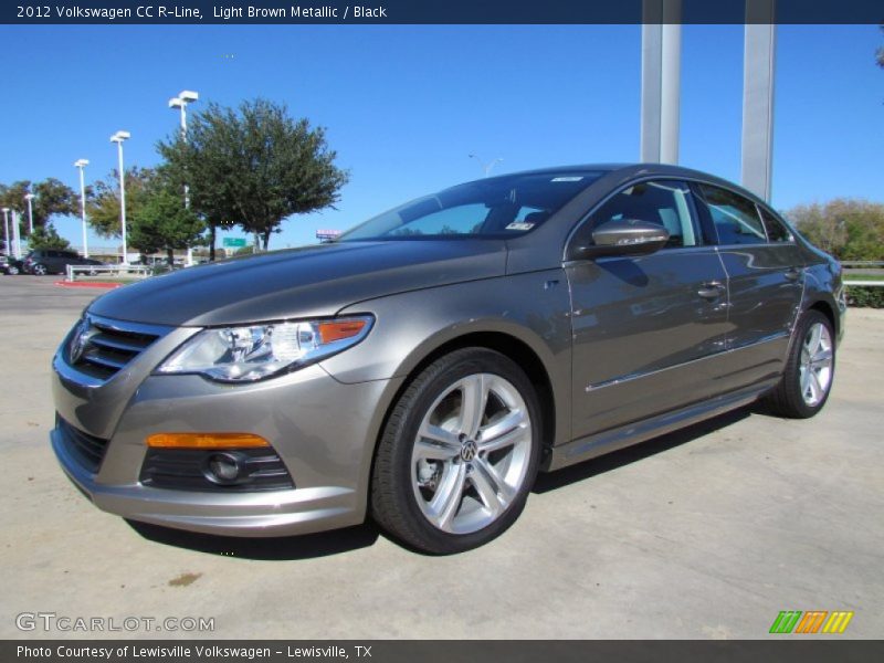 Light Brown Metallic / Black 2012 Volkswagen CC R-Line