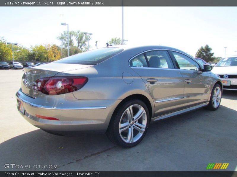 Light Brown Metallic / Black 2012 Volkswagen CC R-Line