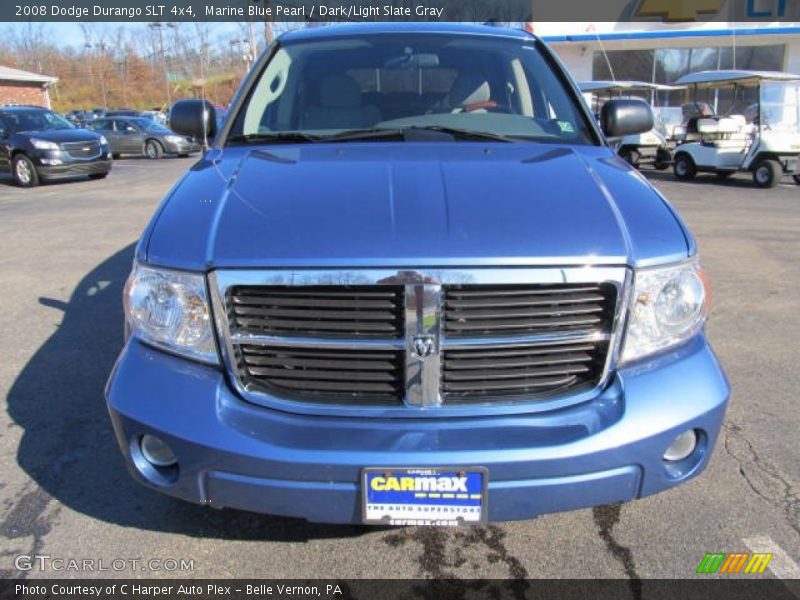 Marine Blue Pearl / Dark/Light Slate Gray 2008 Dodge Durango SLT 4x4