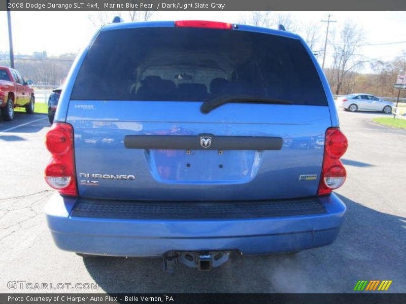 Marine Blue Pearl / Dark/Light Slate Gray 2008 Dodge Durango SLT 4x4