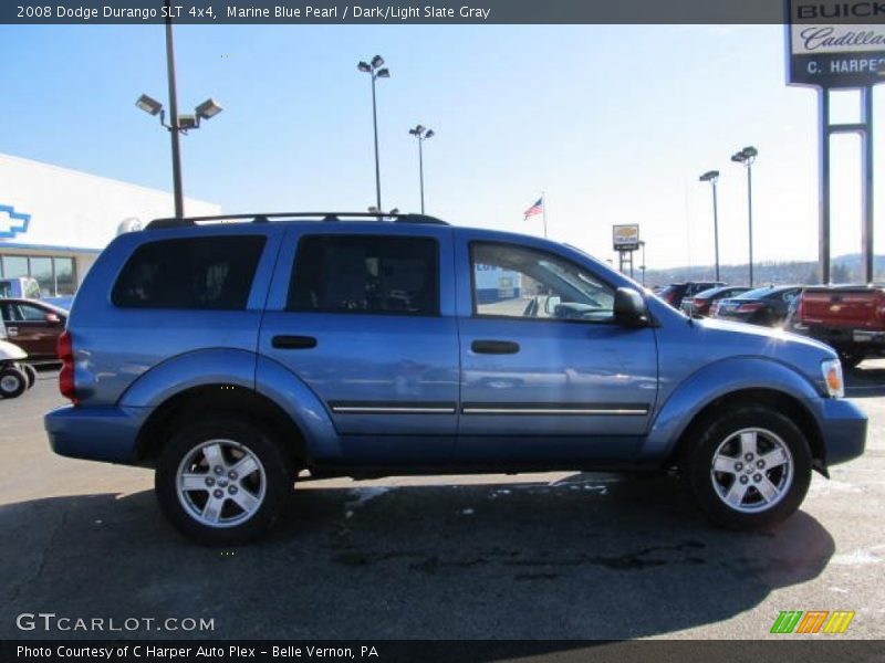 Marine Blue Pearl / Dark/Light Slate Gray 2008 Dodge Durango SLT 4x4