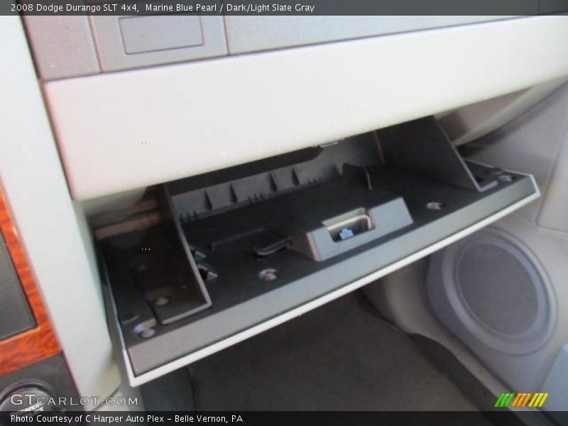 Marine Blue Pearl / Dark/Light Slate Gray 2008 Dodge Durango SLT 4x4