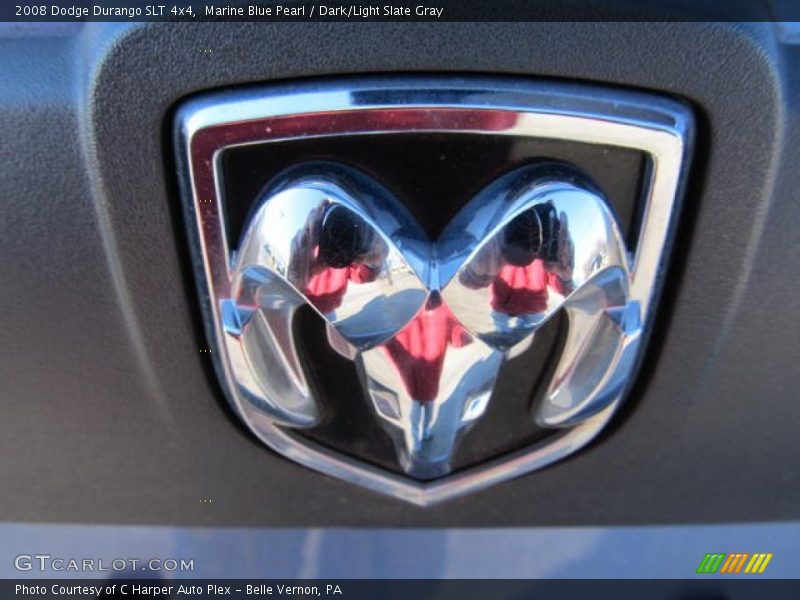 Marine Blue Pearl / Dark/Light Slate Gray 2008 Dodge Durango SLT 4x4