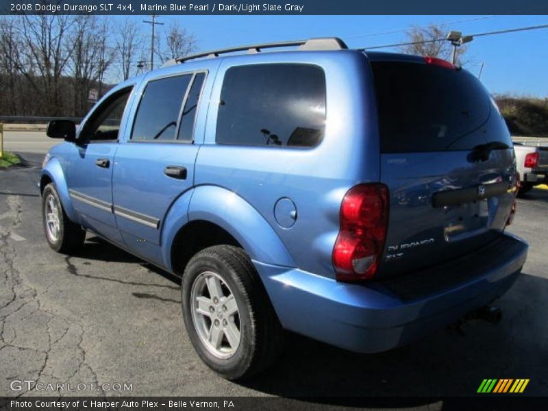 Marine Blue Pearl / Dark/Light Slate Gray 2008 Dodge Durango SLT 4x4