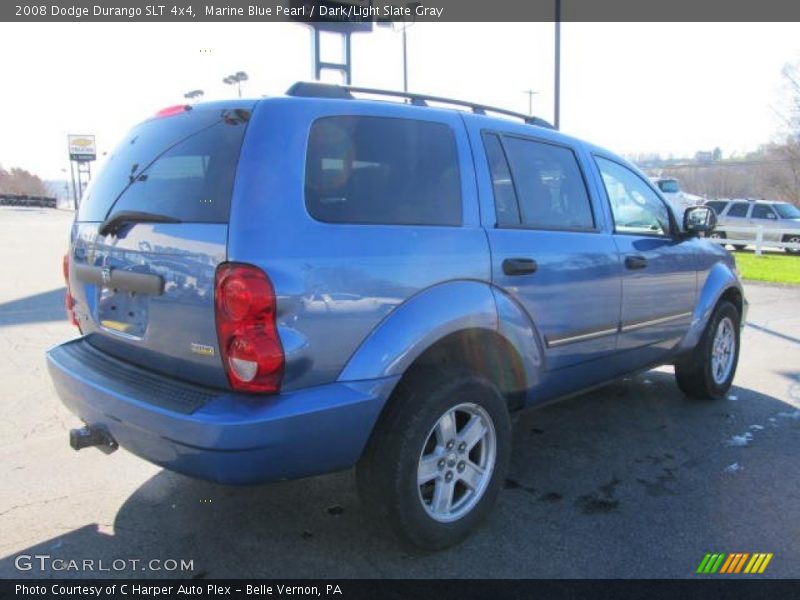 Marine Blue Pearl / Dark/Light Slate Gray 2008 Dodge Durango SLT 4x4