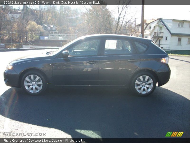 Dark Gray Metallic / Carbon Black 2009 Subaru Impreza 2.5i Wagon