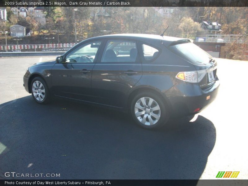 Dark Gray Metallic / Carbon Black 2009 Subaru Impreza 2.5i Wagon