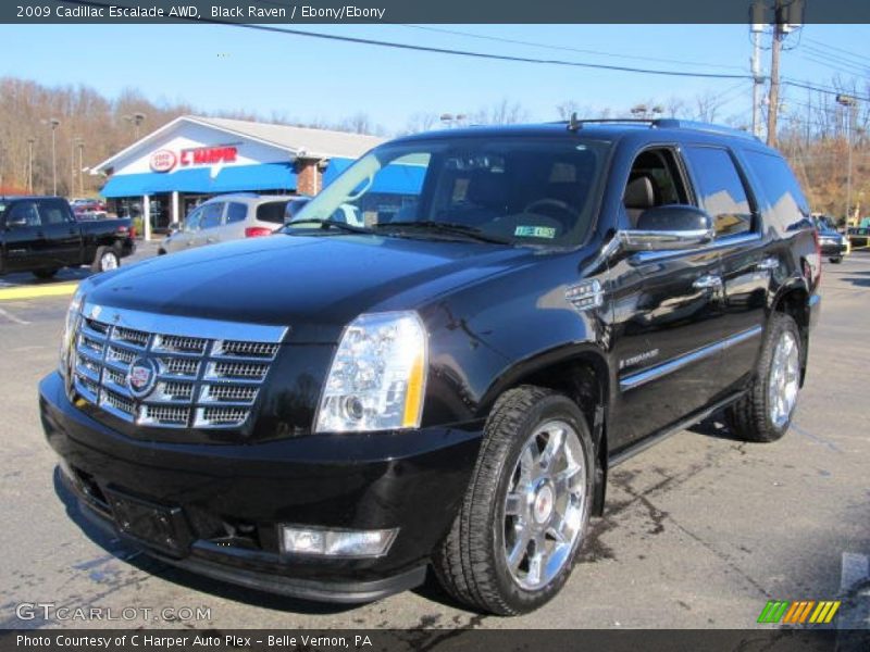 Black Raven / Ebony/Ebony 2009 Cadillac Escalade AWD