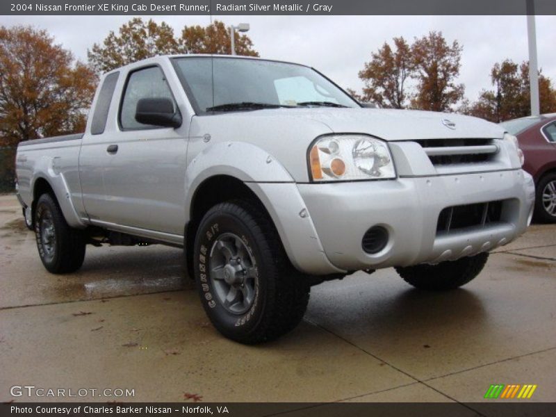 Front 3/4 View of 2004 Frontier XE King Cab Desert Runner