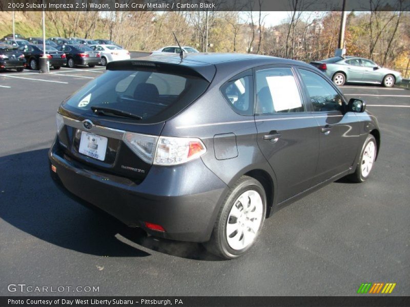 Dark Gray Metallic / Carbon Black 2009 Subaru Impreza 2.5i Wagon