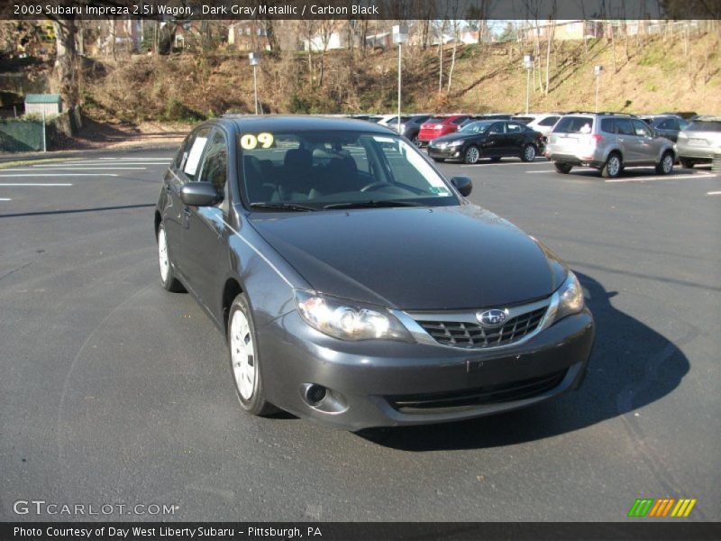 Dark Gray Metallic / Carbon Black 2009 Subaru Impreza 2.5i Wagon