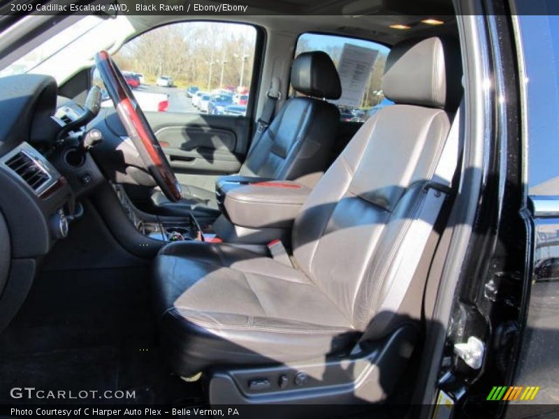 Black Raven / Ebony/Ebony 2009 Cadillac Escalade AWD