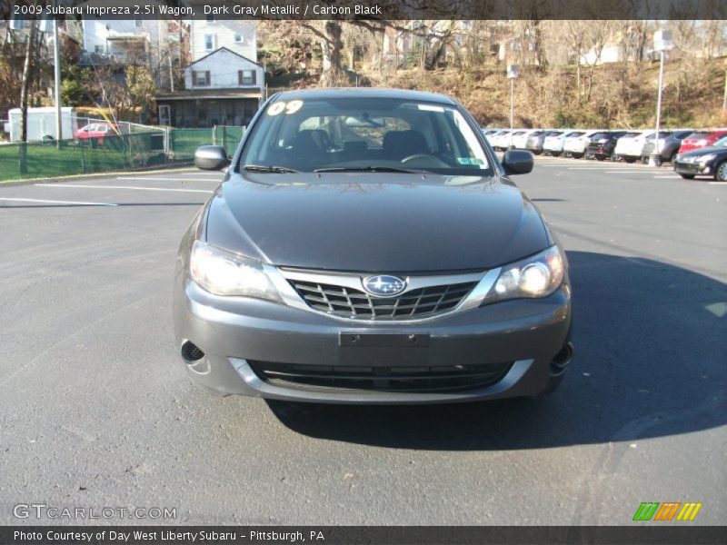 Dark Gray Metallic / Carbon Black 2009 Subaru Impreza 2.5i Wagon