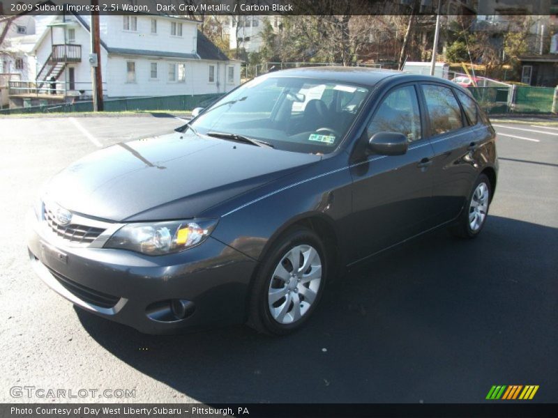 Dark Gray Metallic / Carbon Black 2009 Subaru Impreza 2.5i Wagon