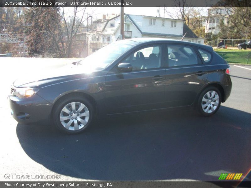Dark Gray Metallic / Carbon Black 2009 Subaru Impreza 2.5i Wagon