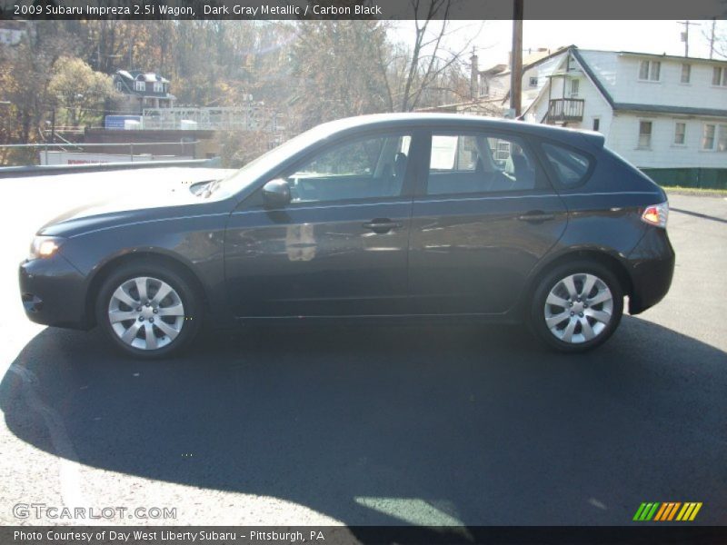 Dark Gray Metallic / Carbon Black 2009 Subaru Impreza 2.5i Wagon