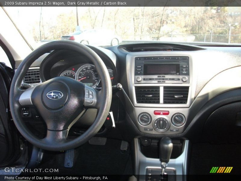 Dark Gray Metallic / Carbon Black 2009 Subaru Impreza 2.5i Wagon