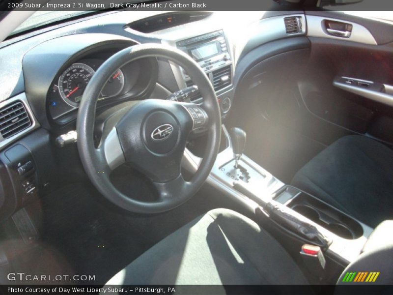 Dark Gray Metallic / Carbon Black 2009 Subaru Impreza 2.5i Wagon