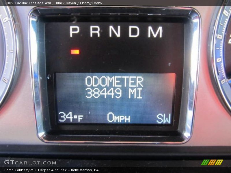 Black Raven / Ebony/Ebony 2009 Cadillac Escalade AWD