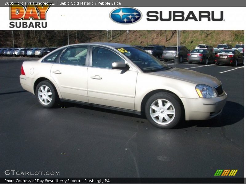 Pueblo Gold Metallic / Pebble Beige 2005 Ford Five Hundred SE