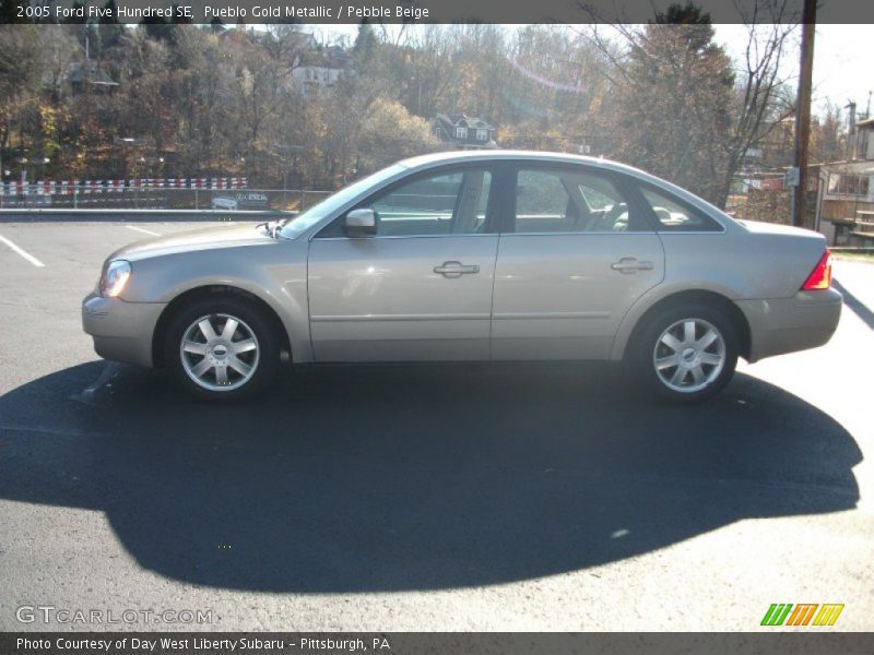 Pueblo Gold Metallic / Pebble Beige 2005 Ford Five Hundred SE