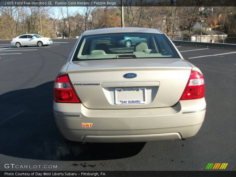 Pueblo Gold Metallic / Pebble Beige 2005 Ford Five Hundred SE