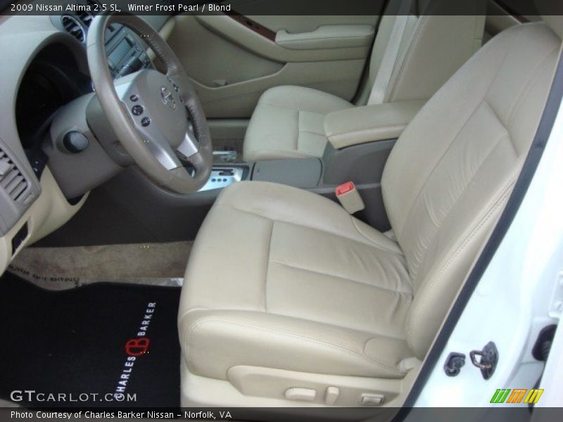 Winter Frost Pearl / Blond 2009 Nissan Altima 2.5 SL