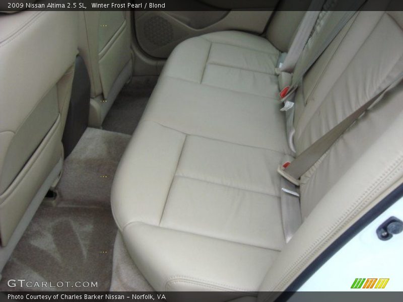 Winter Frost Pearl / Blond 2009 Nissan Altima 2.5 SL