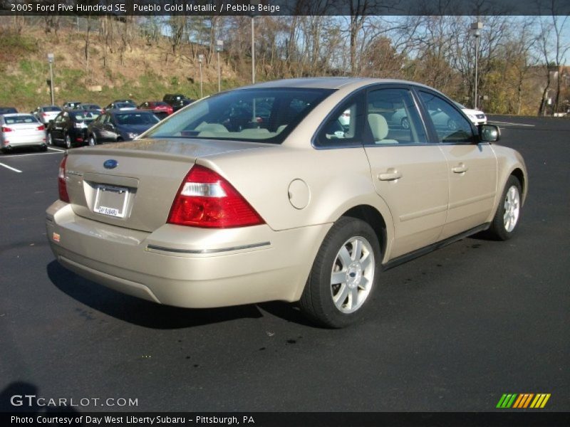 Pueblo Gold Metallic / Pebble Beige 2005 Ford Five Hundred SE