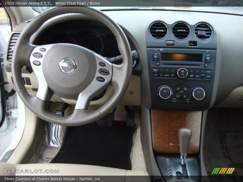 Winter Frost Pearl / Blond 2009 Nissan Altima 2.5 SL
