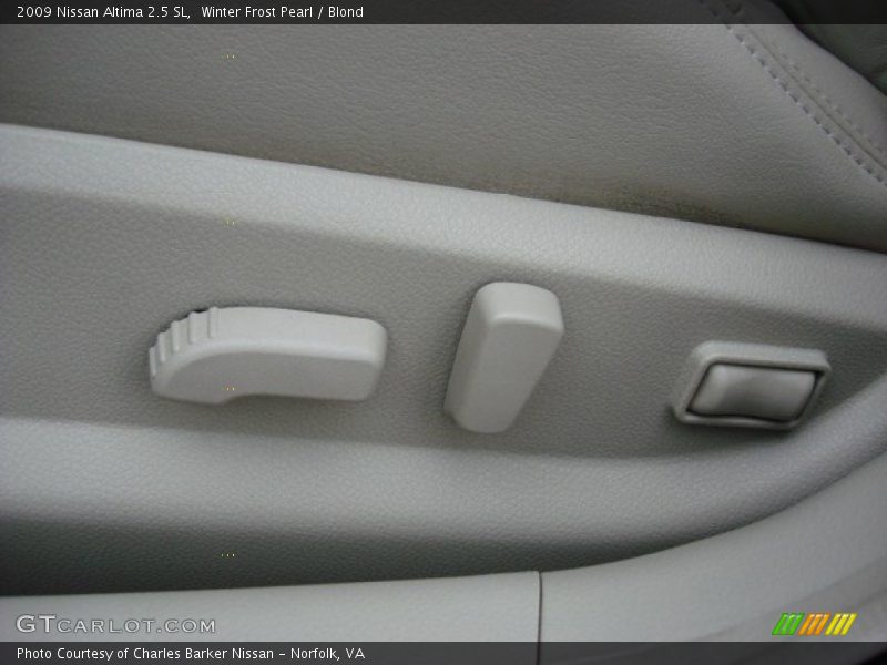 Winter Frost Pearl / Blond 2009 Nissan Altima 2.5 SL