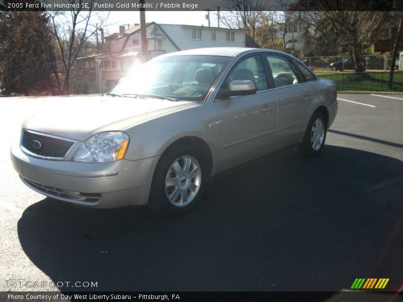 Pueblo Gold Metallic / Pebble Beige 2005 Ford Five Hundred SE