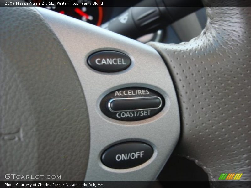 Winter Frost Pearl / Blond 2009 Nissan Altima 2.5 SL